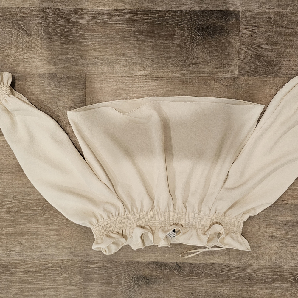 Diane Von Furstenberg Cream Blouse